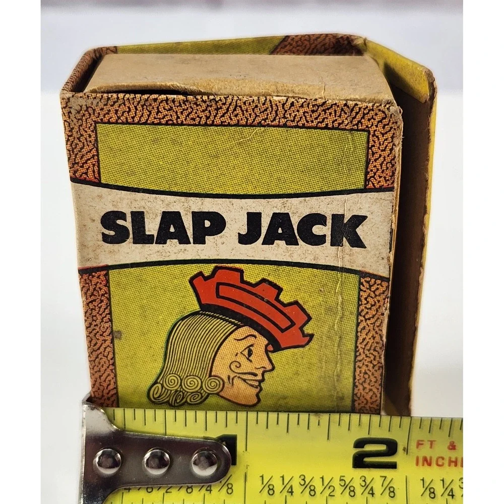 Vtg Russell Big Little Cards 2 Games Slap Jack + Crosswords Great Graphics 1939